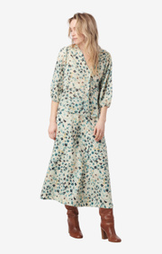Boomerang - nina printed shirt - Pond green