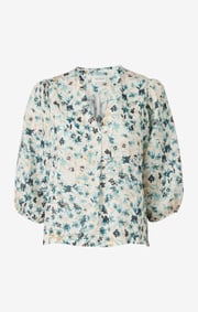 Boomerang - nina printed shirt - Pond green