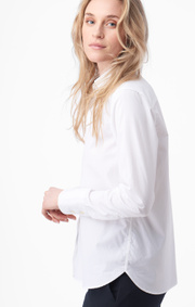 Boomerang - emelie poplin shirt - White