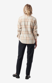 Boomerang - anja checked shirt - Beige