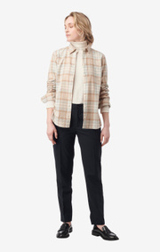 Boomerang - anja checked shirt - Beige