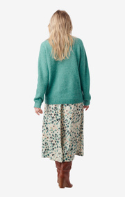 Boomerang - rutan fluff sweater - Pond green