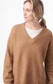 Boomerang - RUTAN FLUFF SWEATER - Golden beige