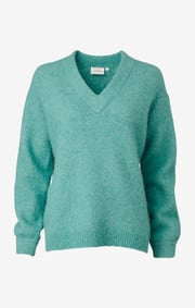 Boomerang - rutan fluff sweater - Pond green
