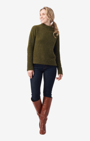 Boomerang - RUNA FLUFF SWEATER - Winter moss