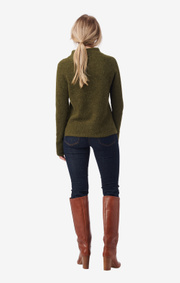 Boomerang - RUNA FLUFF SWEATER - Winter moss