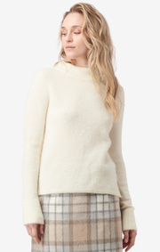 Boomerang - runa fluff sweater - Offwhite