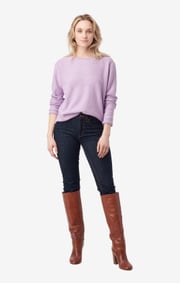 Boomerang - plopp boomwool sweater - Purplish