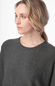 Boomerang - PLOPP BOOMWOOL SWEATER - Dk grey mela