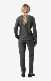Boomerang - PLOPP BOOMWOOL SWEATER - Dk grey mela