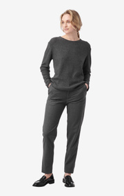 Boomerang - PLOPP BOOMWOOL SWEATER - Dk grey mela