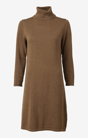 Boomerang - monica polo dress - Wood brown