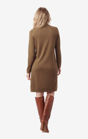Boomerang - monica polo dress - Wood brown