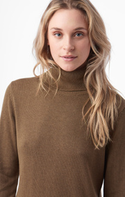 Boomerang - monica polo dress - Wood brown