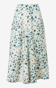 Boomerang - maja printed skirt - Pond green
