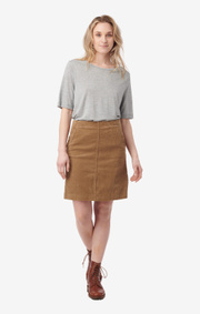 Boomerang - catti cord skirt - Golden beige