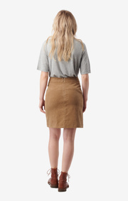 Boomerang - catti cord skirt - Golden beige