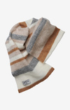 fluff striped scarf