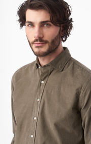 Boomerang - ARVID CORD SHIRT CUT AWAY - Taupe