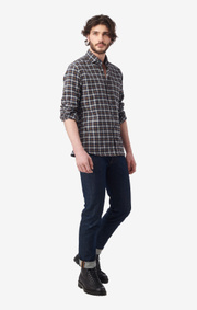Boomerang - FRANS FLANNEL SHIRT - Midnight blue
