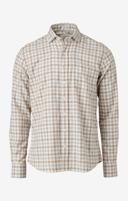 Boomerang - frans flannel shirt - Offwhite