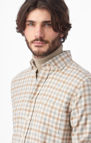 Boomerang - frans flannel shirt - Offwhite