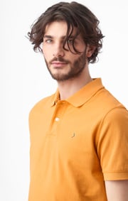 Boomerang - joe organic cotton polo piqué - Honey Yellow