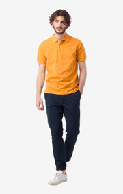 Boomerang - joe organic cotton polo piqué - Honey Yellow