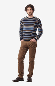 Boomerang - jocke multistripe sweater - Night sky