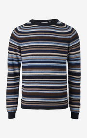 Boomerang - jocke multistripe sweater - Night sky