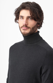 Boomerang - DENNIS SUSTAINABLE SWEATER - Antracite