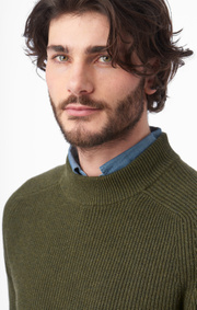 Boomerang - björn crew neck sweater - Winter moss