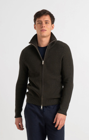 Boomerang - bo full zip sweater - Greta green