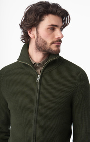 Boomerang - bo full zip sweater - Greta green