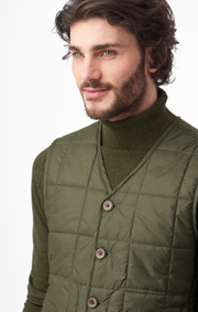 Boomerang - LEE INDOOR GILLET - Winter moss
