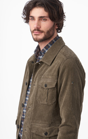 Boomerang - thompa cord blazshirt - Taupe