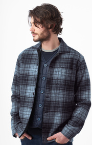 Boomerang - kevin check blazshirt - Night sky
