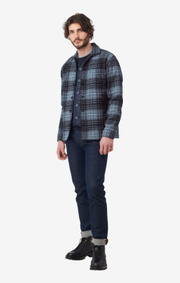 Boomerang - kevin check blazshirt - Night sky