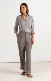 Boomerang - GRETA LINEN TROUSER - Ash