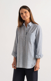 Boomerang - PETRA POP OVER SHIRT - Blue nile