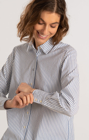 Boomerang - EMELIE POPLIN SHIRT - Blue depth