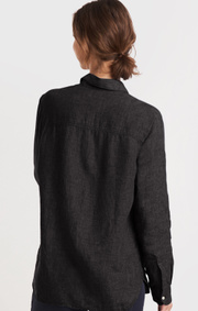 Boomerang - LINA LINEN SHIRT - Black