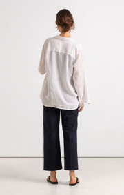 Boomerang - LINA LINEN SHIRT - White