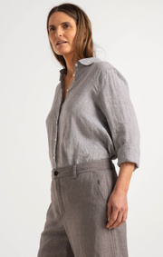 Boomerang - LINA LINEN SHIRT - Ash