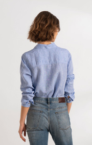 Boomerang - LINA LINEN SHIRT - Cloud blue