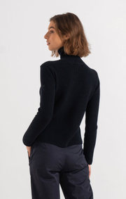 Boomerang - LALJA HALF ZIP SWEATER - Midnight blue