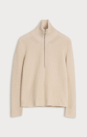 Boomerang - LALJA HALF ZIP SWEATER - Offwhite
