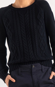 Boomerang - LOPPAN SWEATER - Midnight blue