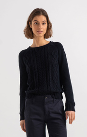 Boomerang - LOPPAN SWEATER - Midnight blue