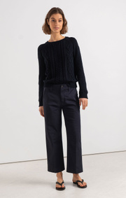 Boomerang - LOPPAN SWEATER - Midnight blue